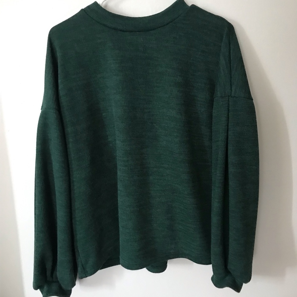 Dark green sweater